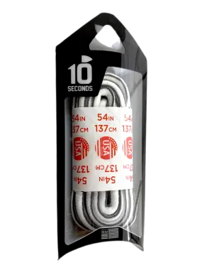 10 Seconds ® Athletic SoFLEX | White and Grey Piping