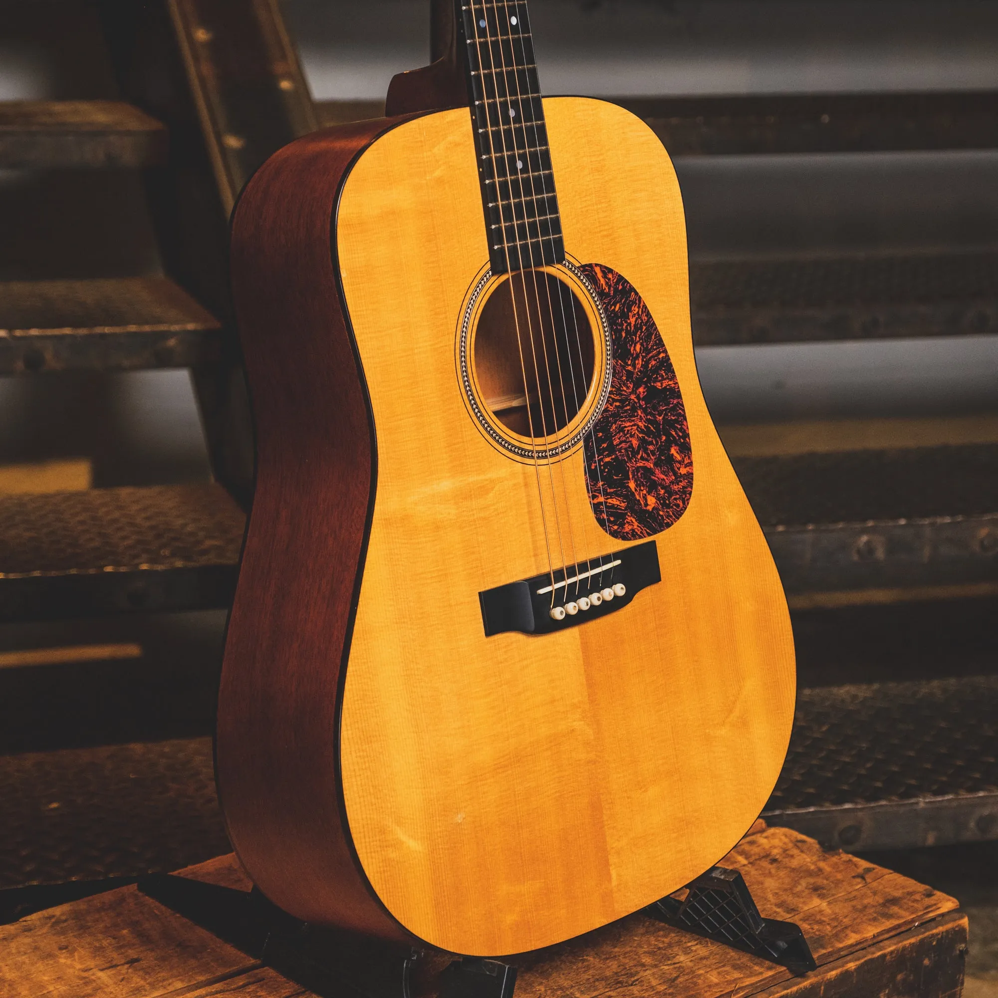 2007 Martin D16GT Acoustic Guitar, Natural With Hard Case - Used