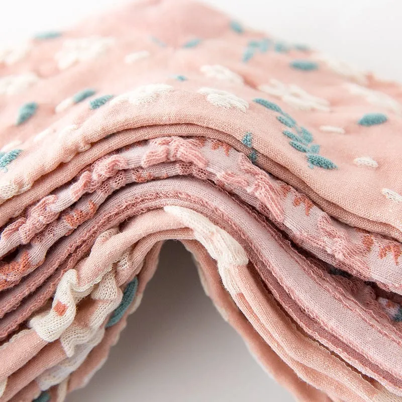 5 Pairs Spring Peach Socks