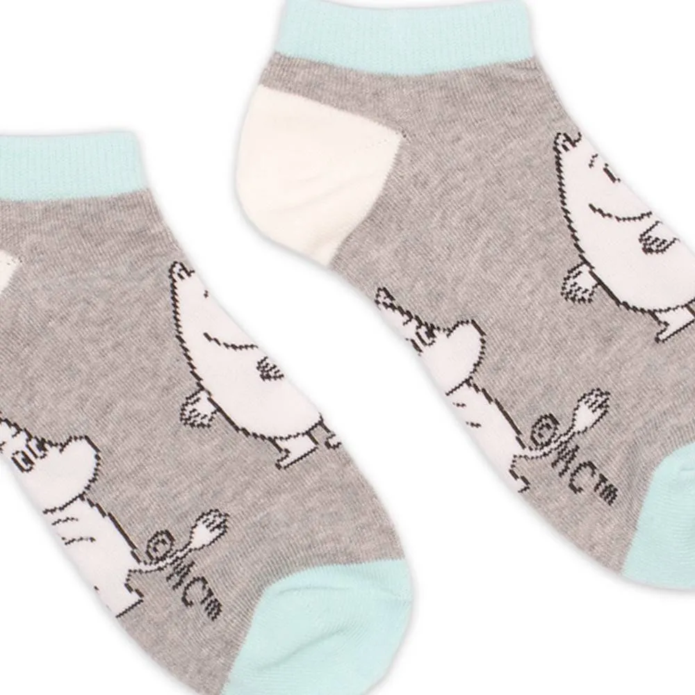 Ankle Socks Moomintroll Grey