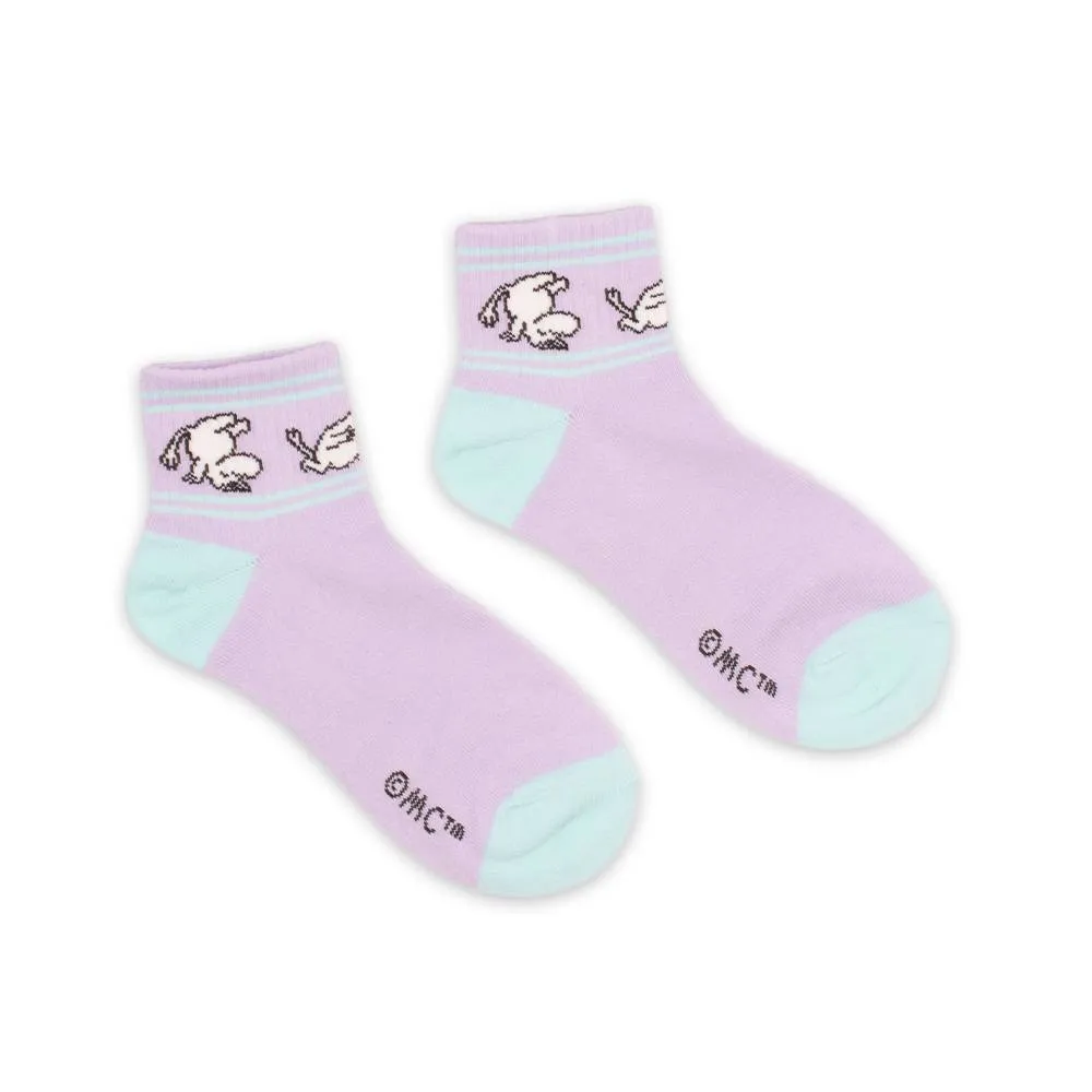 Ankle Socks Retro Moomintroll Lilac