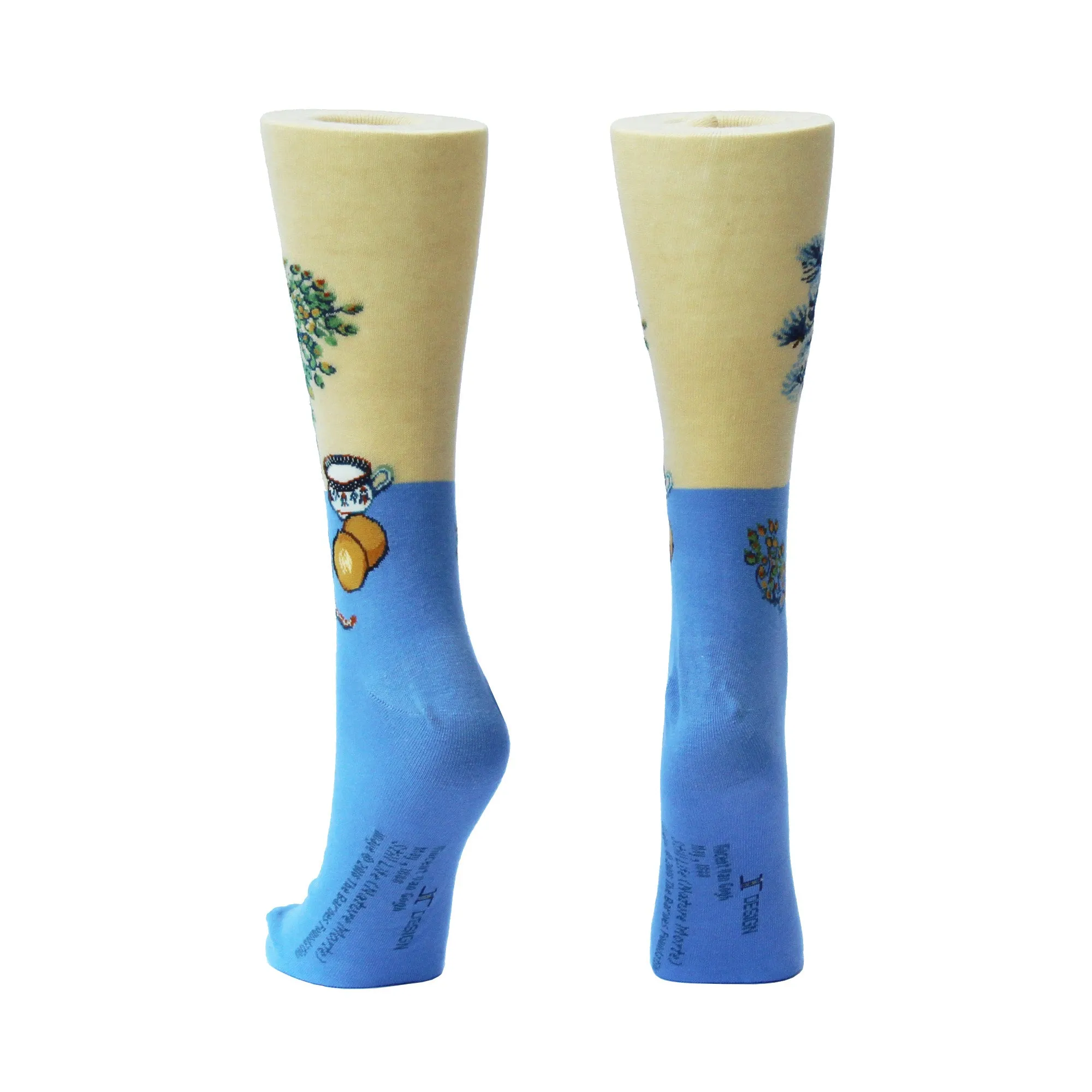 Artwork socks: Vincent van Gogh's "Still Life" flower piece
