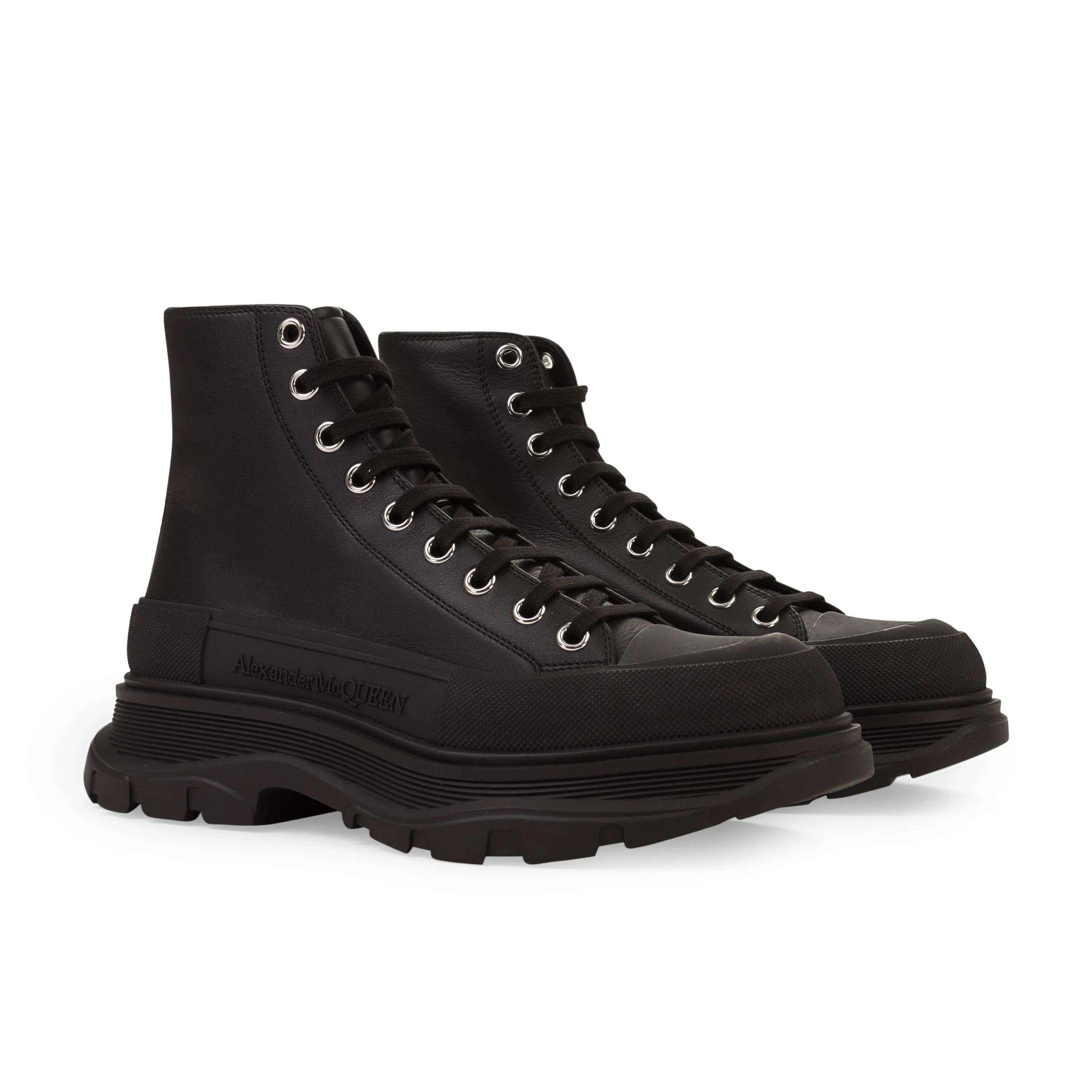 BOX DOG CALF BLACK BOOTS