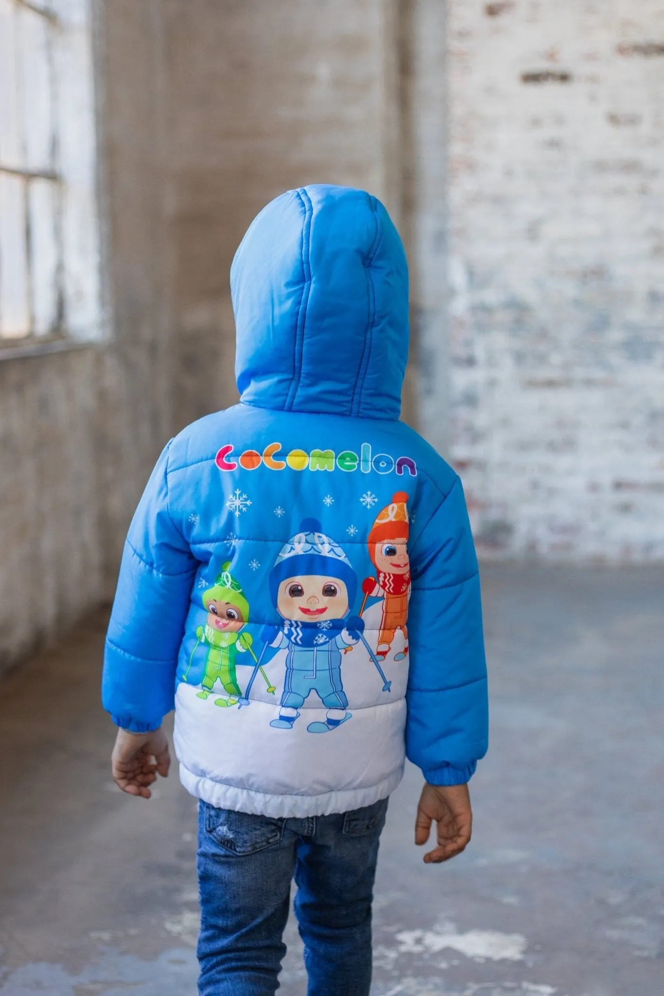 CoComelon Zip Up Winter Coat Puffer Jacket