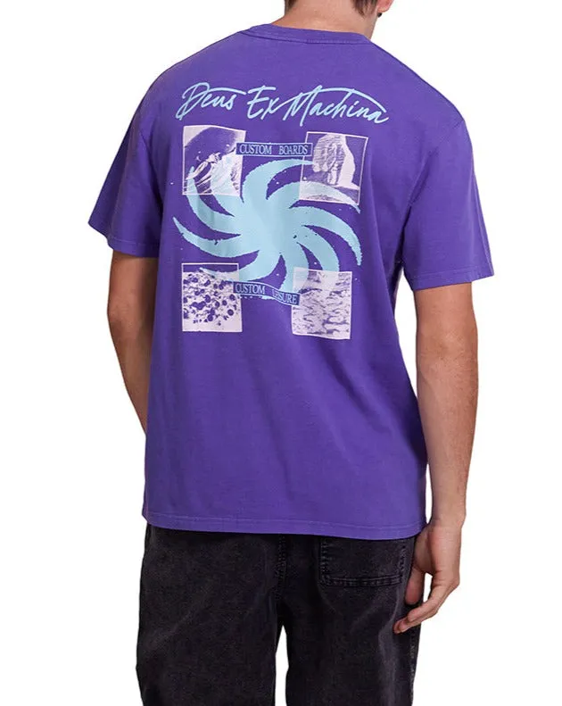 Custom Leisure Tee - Deep Blue
