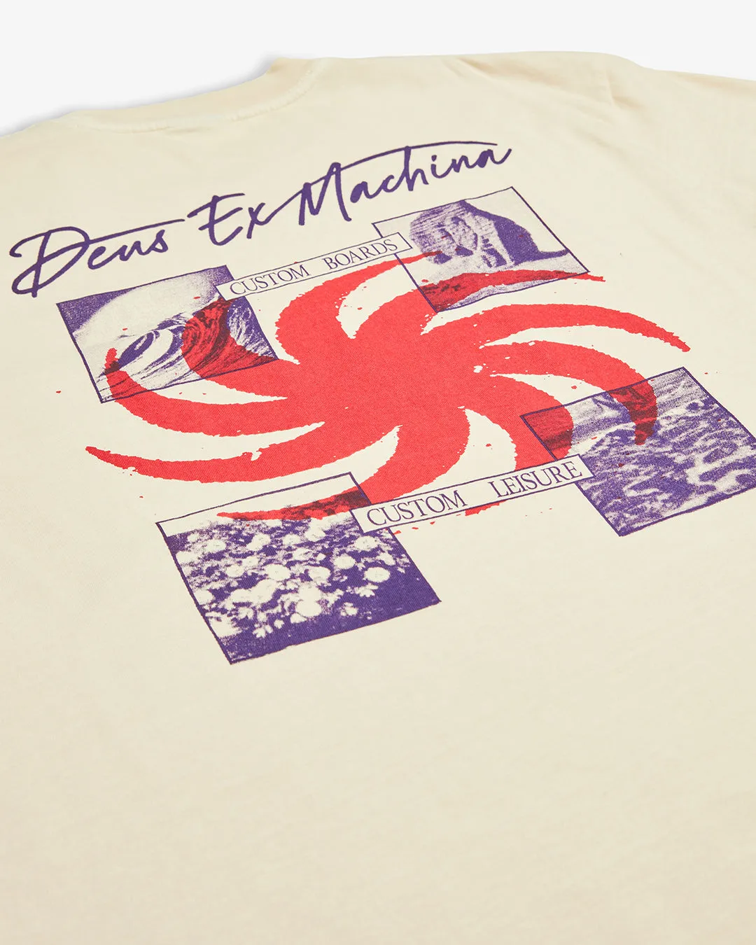 CUSTOM LEISURE TEE - DIRTY WHITE