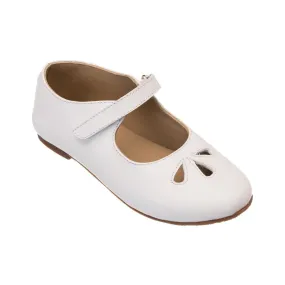 Elephantitio Girls Shoes - Rose Mary Janes - White