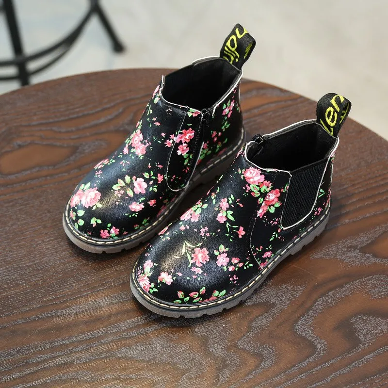 Floral Children Martin Boots