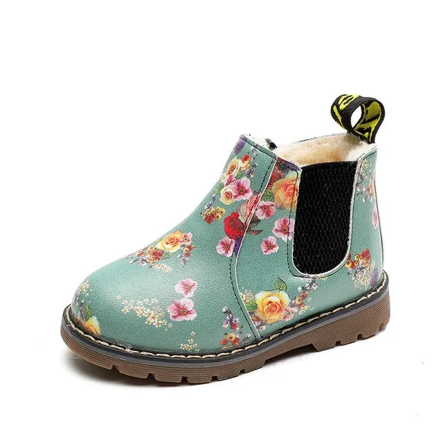 Floral Children Martin Boots