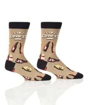 I Like Crafts Men's Crew Socks