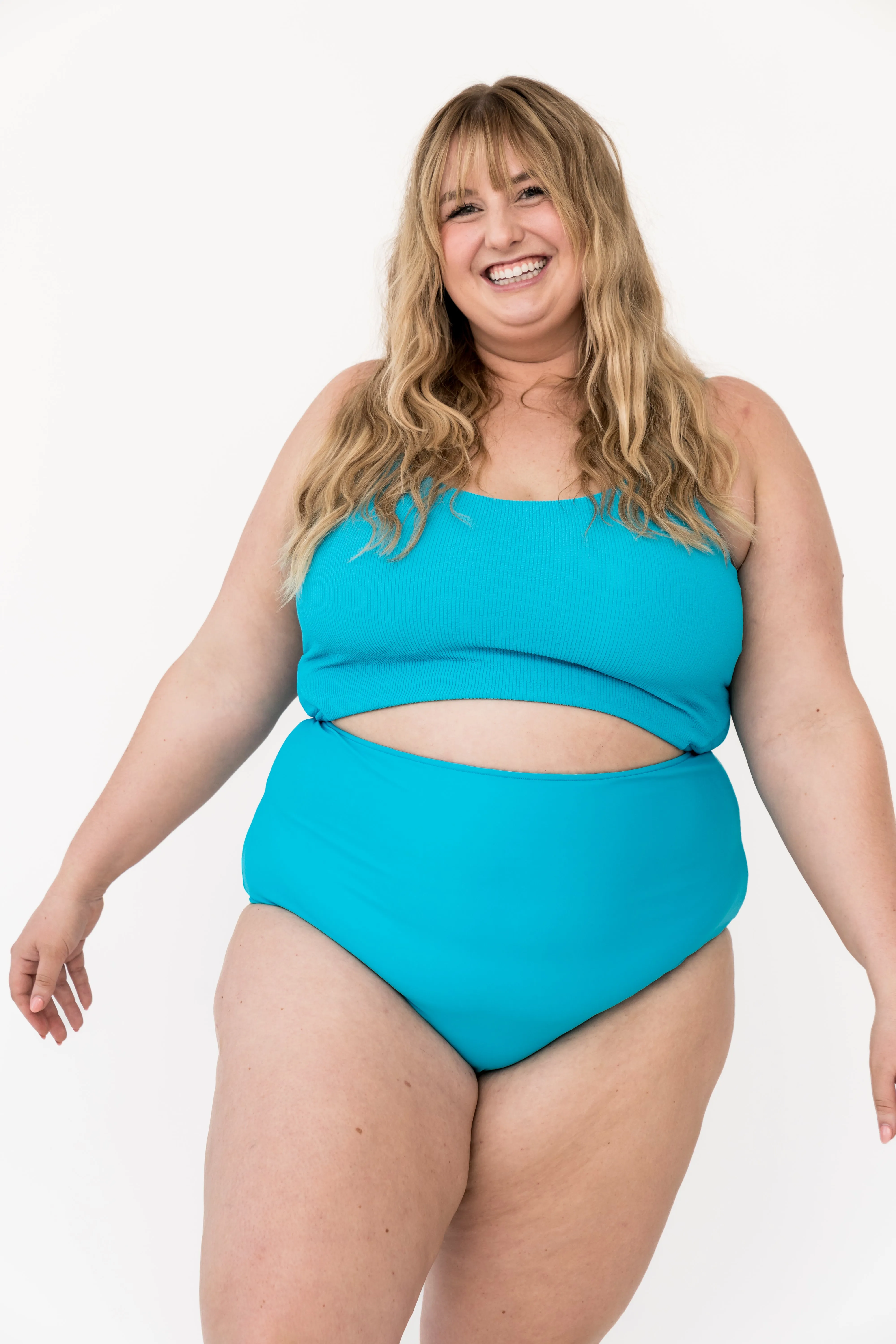 Leisure Reversible Bottom | Aquamarine Wave