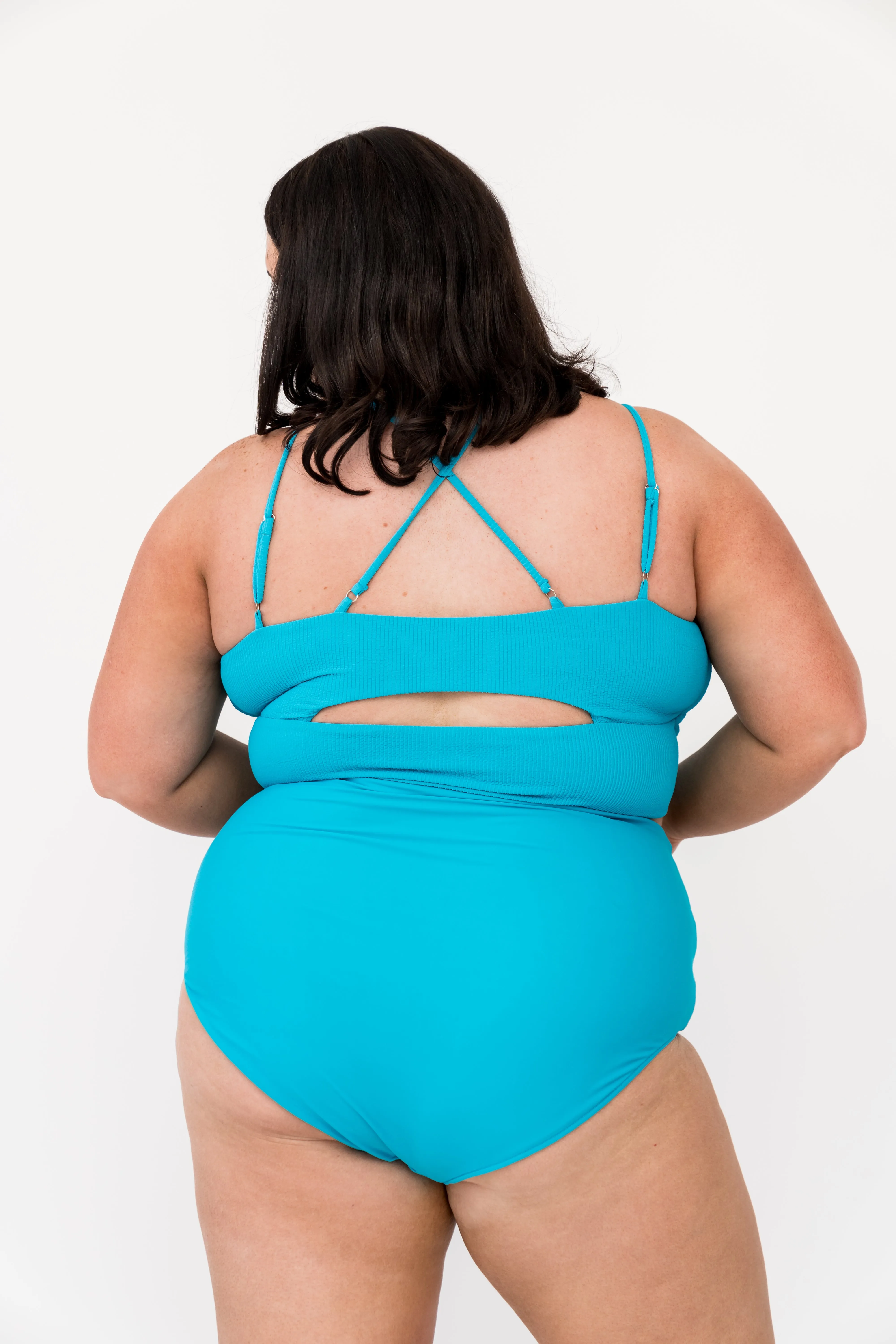 Leisure Reversible Bottom | Aquamarine Wave