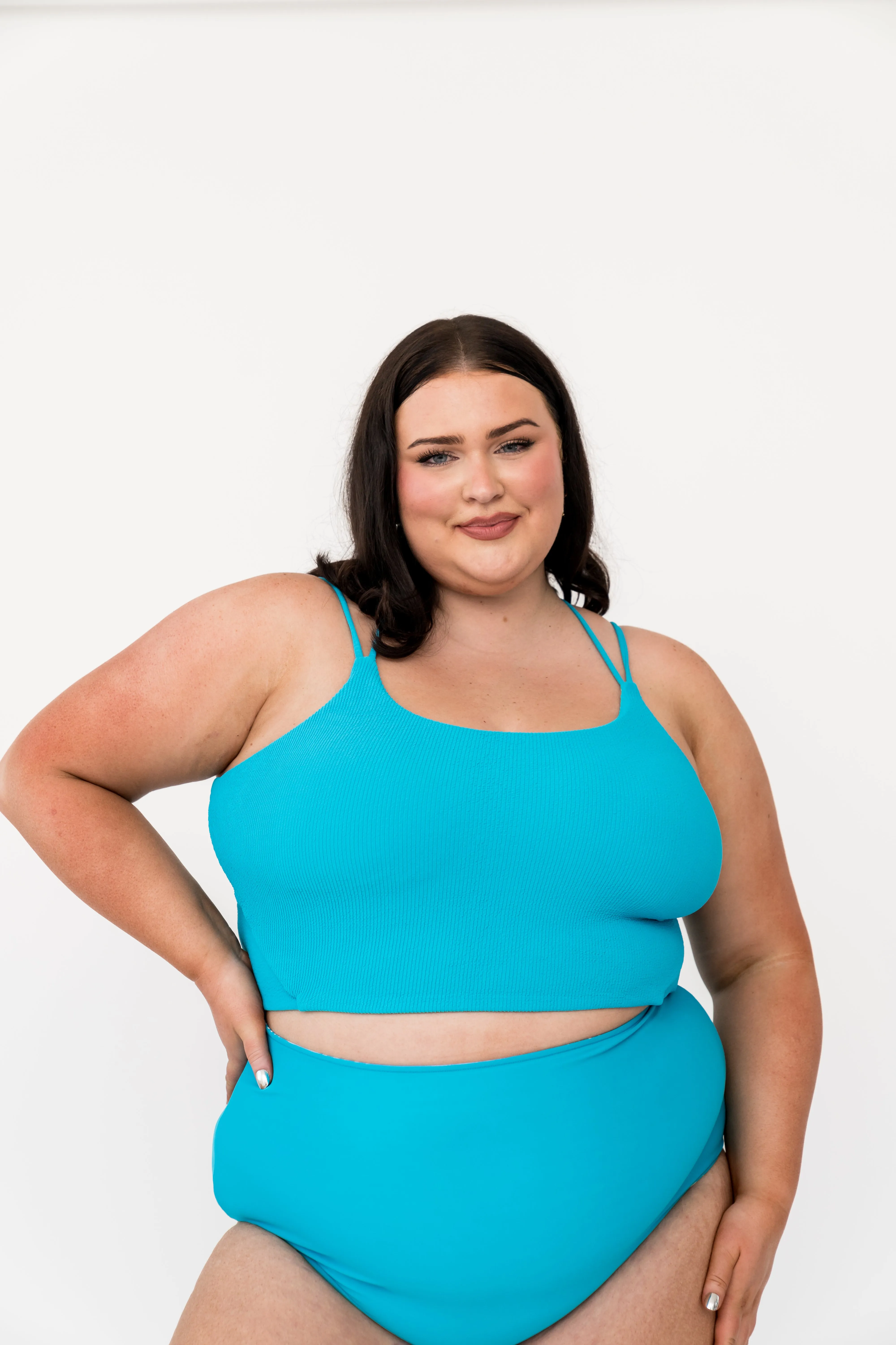 Leisure Reversible Bottom | Aquamarine Wave