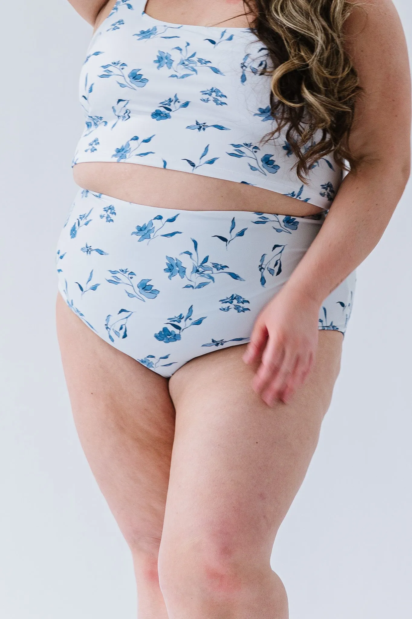 Leisure Reversible Bottom | Ocean Blue Floral