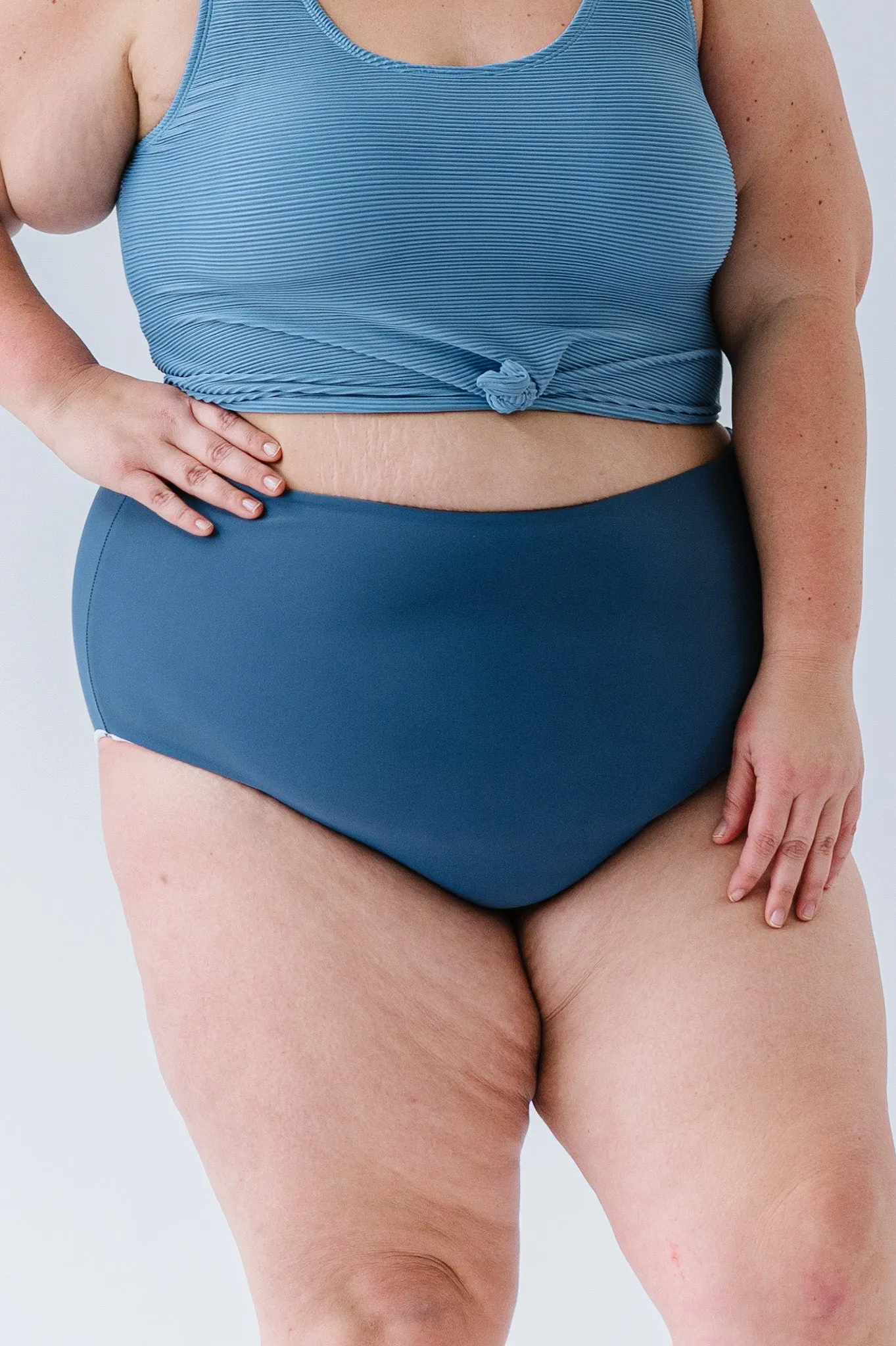 Leisure Reversible Bottom | Ocean Blue Floral