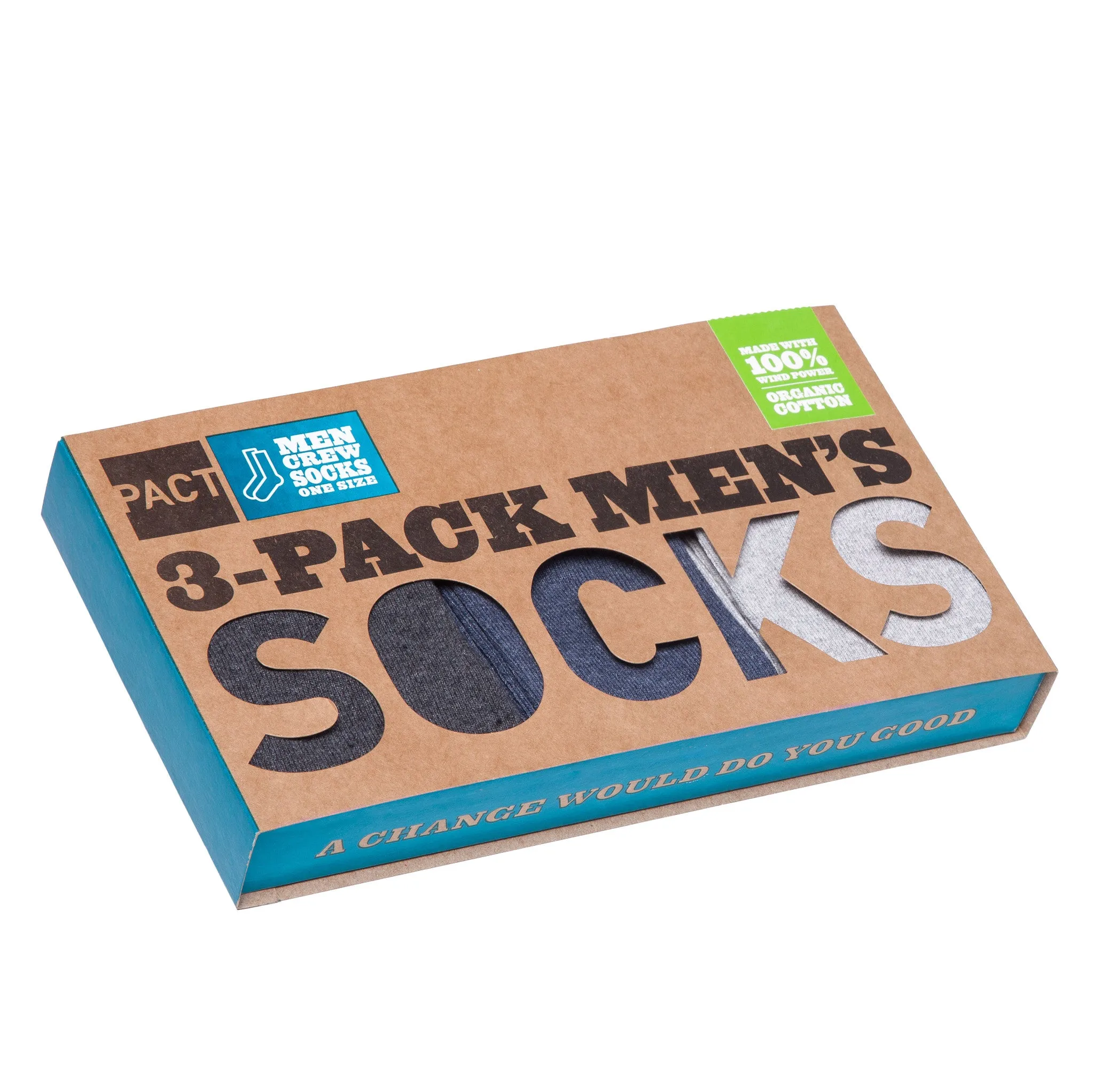 Men's Recycled Crew Sock Box