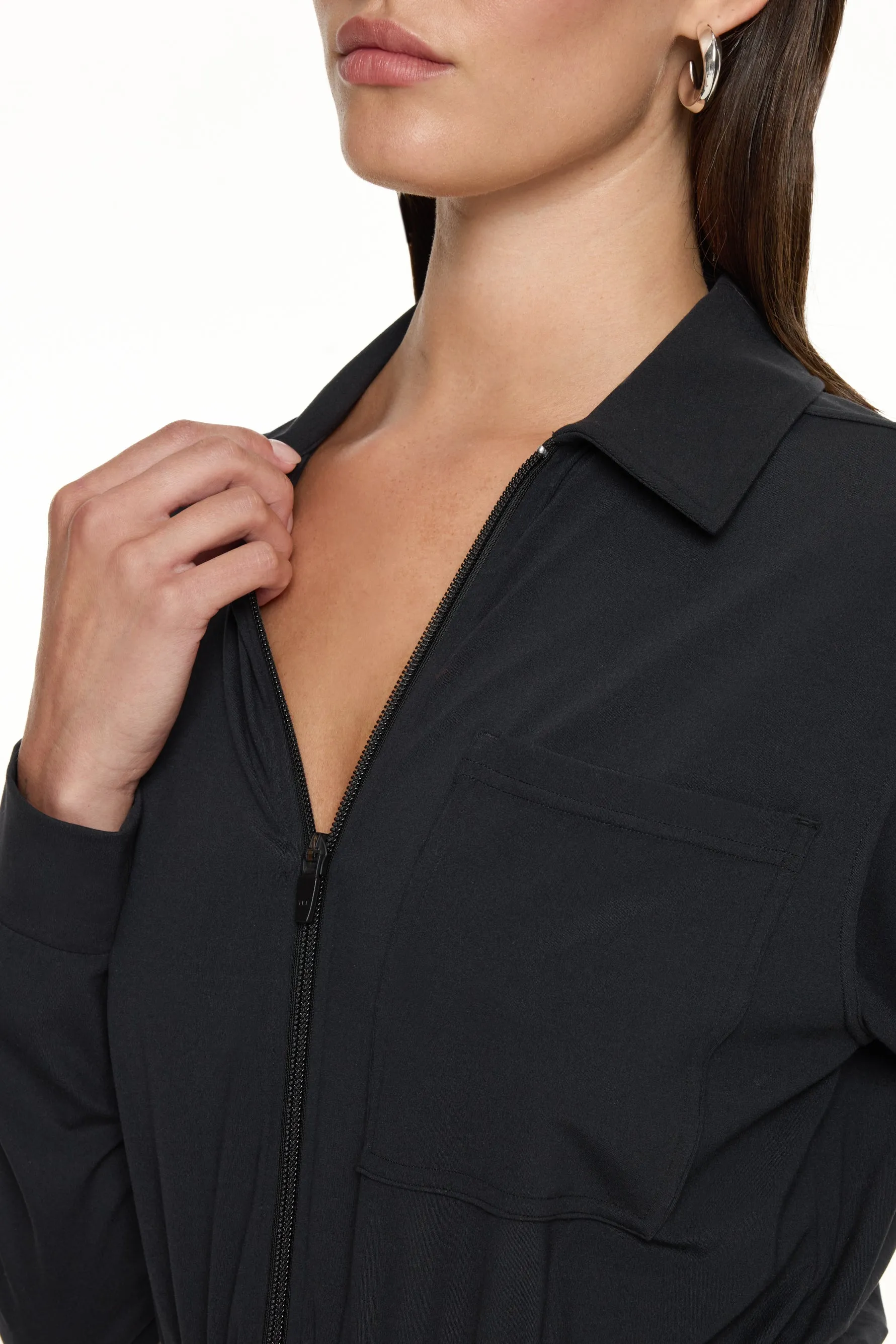 Ollie Airweight Boiler Suit - Black