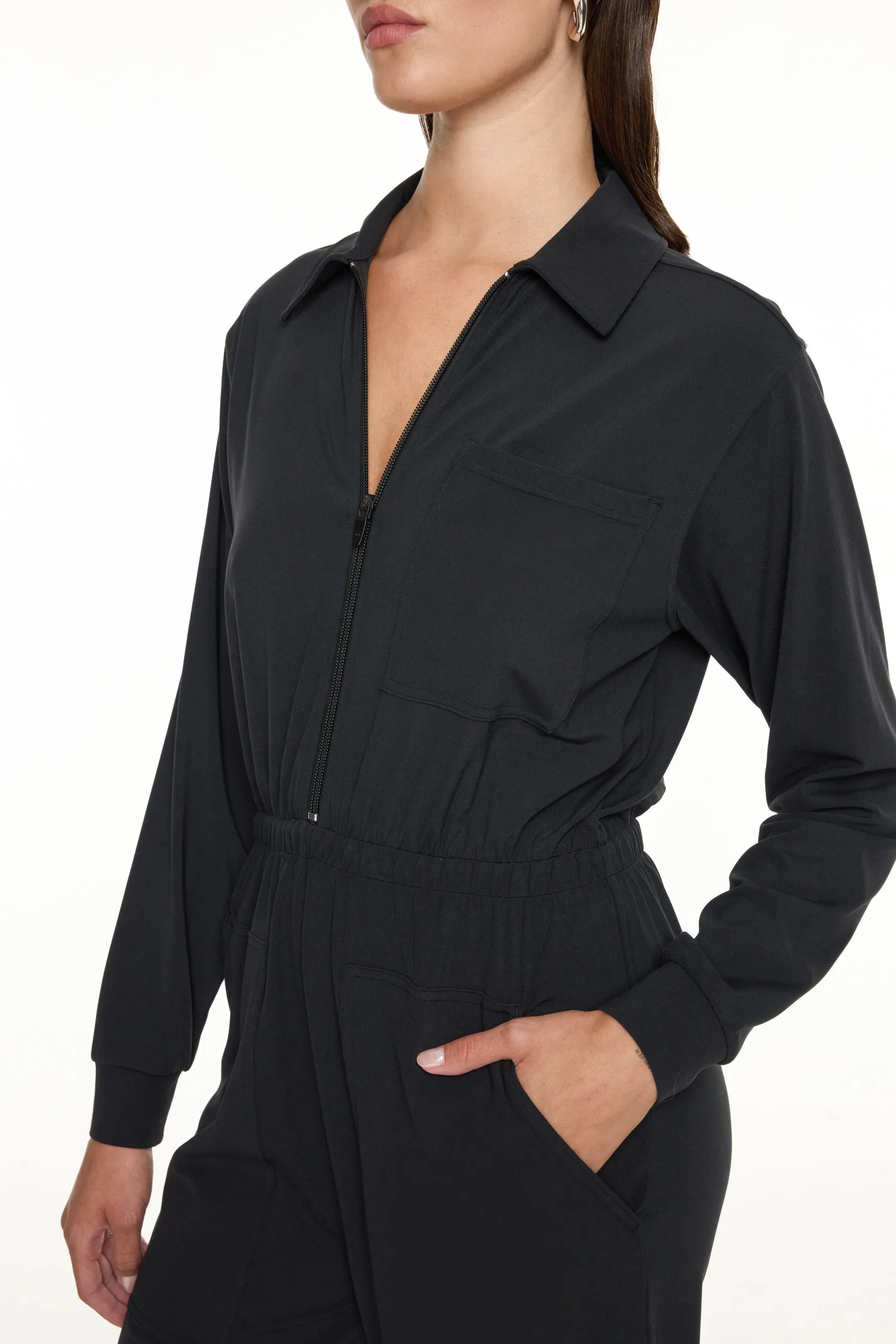 Ollie Airweight Boiler Suit - Black
