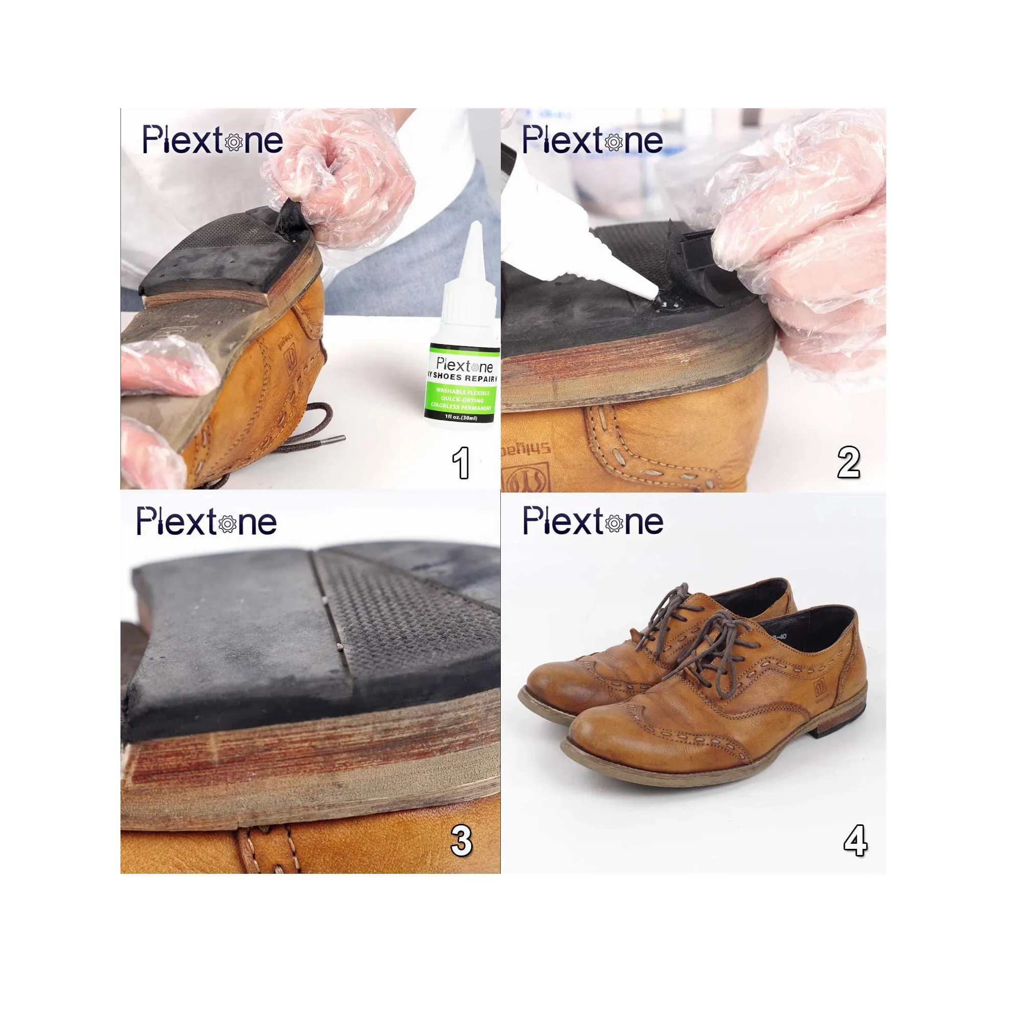 Plextone Shoe Glue Second-Generation High Viscosity Adhesives Quick  30g