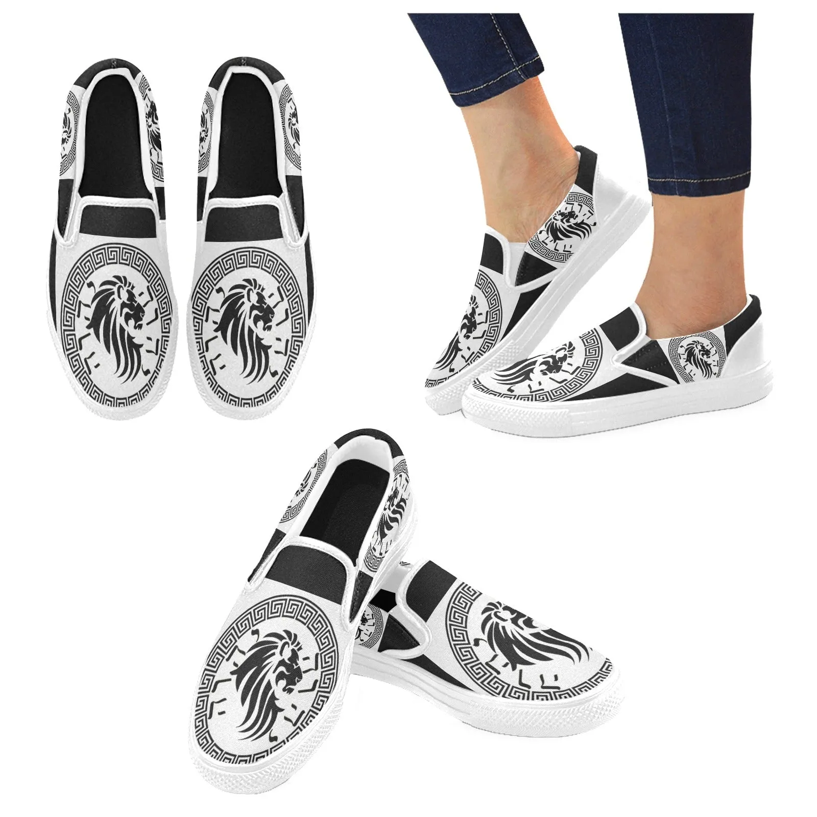 "The Dignified" KING YAHWEH (Slip-on Canvas Men's Shoes)