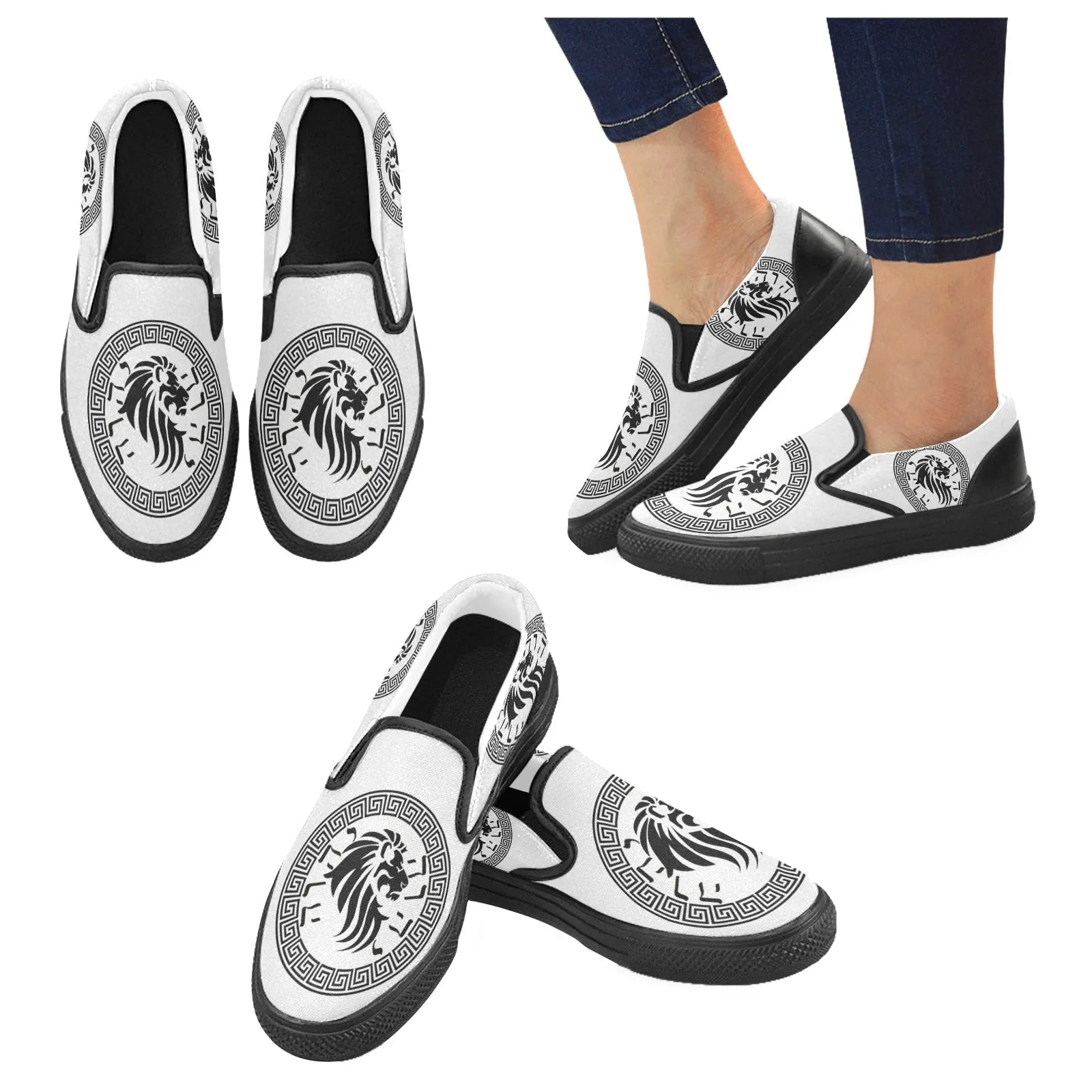 "The Dignified" KING YAHWEH (Slip-on Canvas Men's Shoes)