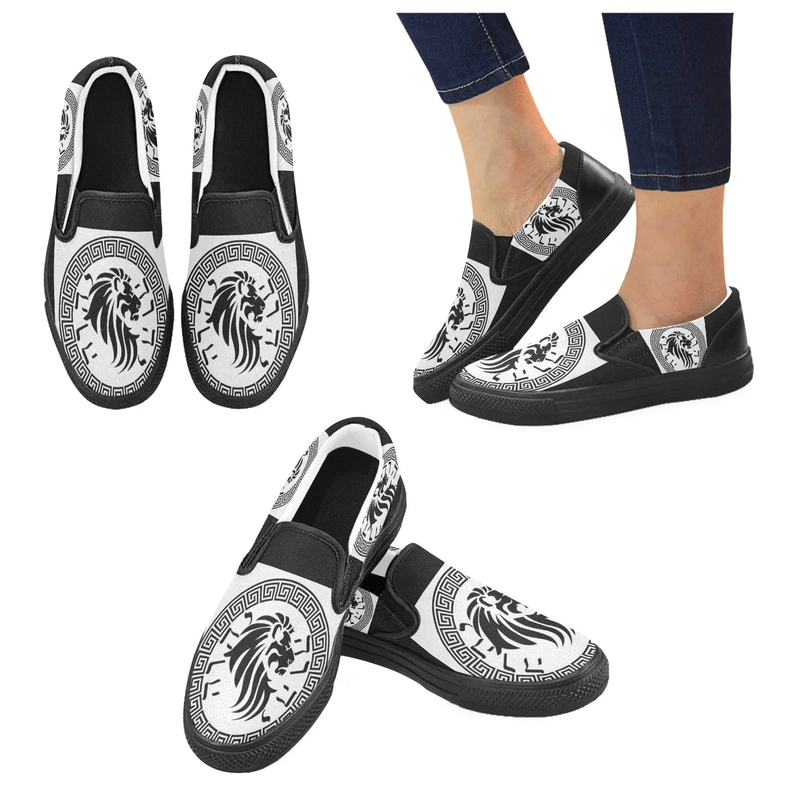 "The Dignified" KING YAHWEH (Slip-on Canvas Men's Shoes)