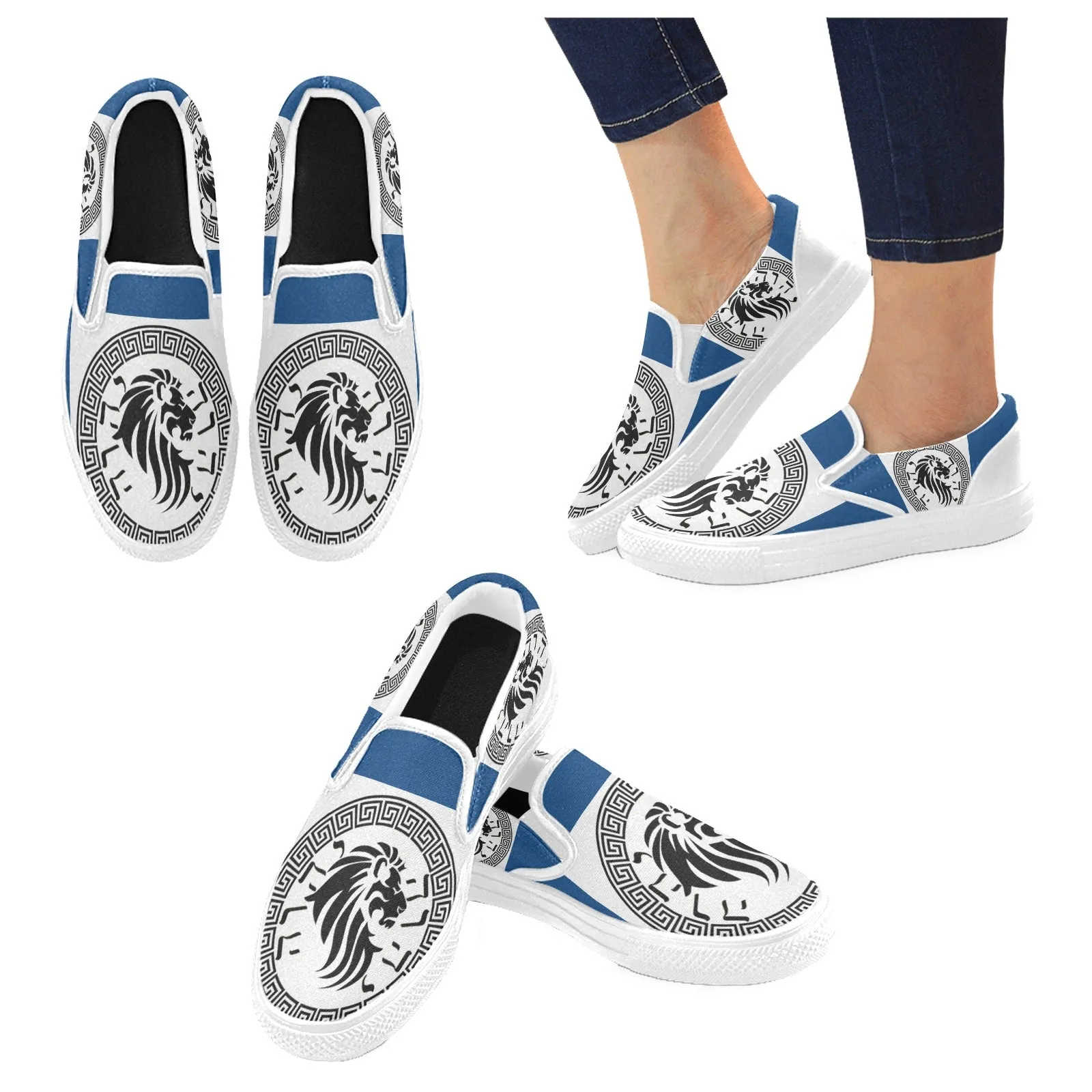 "The Dignified" KING YAHWEH (Slip-on Canvas Men's Shoes)