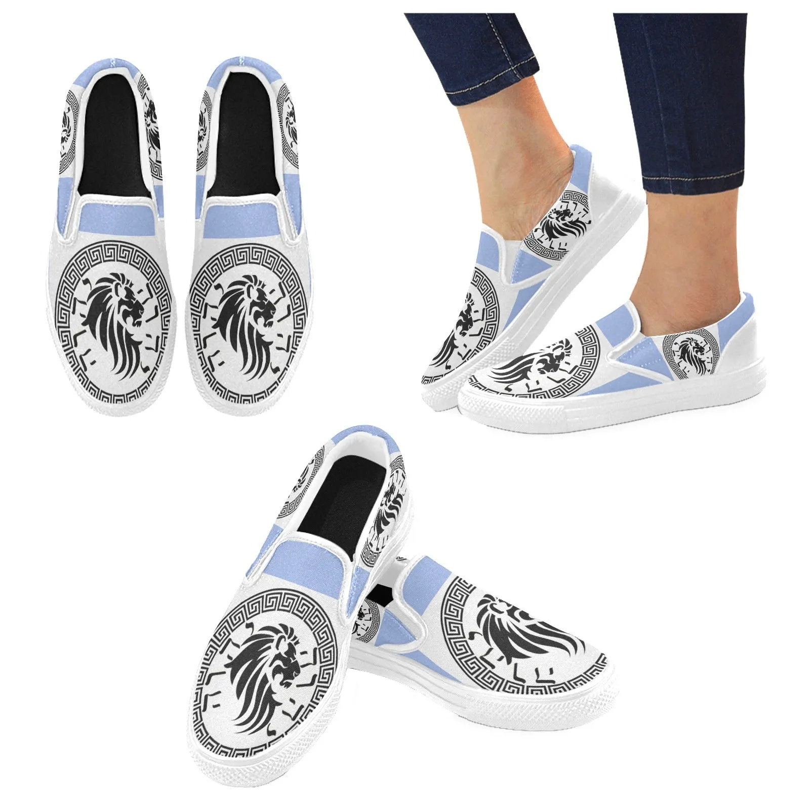 "The Dignified" KING YAHWEH (Slip-on Canvas Men's Shoes)