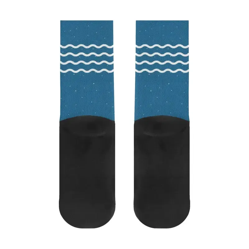 Reindeer Rave Custom Christmas Crew Socks for the Holiday Spirit
