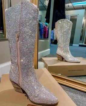 Rhinestone Boots