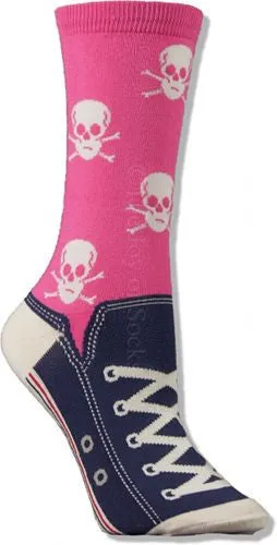 Skull Sneaker Socks (Women's)
