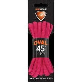 SofSole Kids Oval Sport Shoe Laces 45" Neon Pink