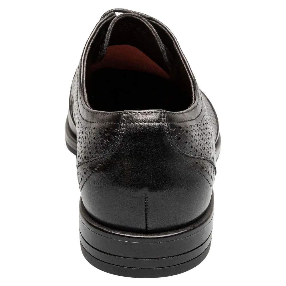 Stacy Adams Asher Black Wingtip Genuine Leather Lace Up Shoes