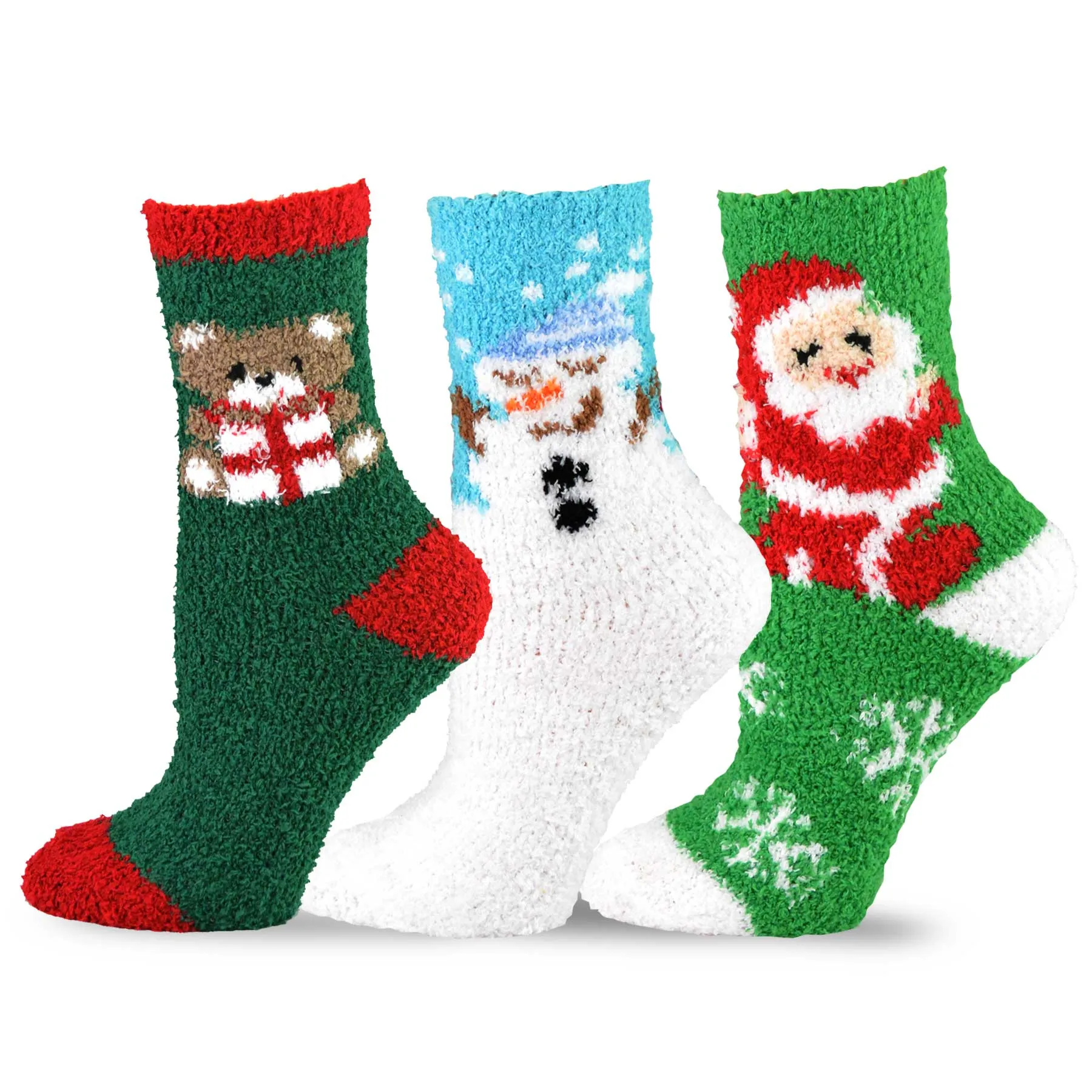 TeeHee Socks Women's Christmas Crew 9-Pack Gift Box (12137)