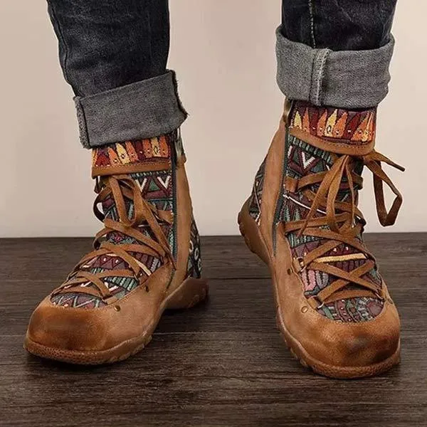 Women'S Vintage Side Zip Round Toe Soft Sole Martin Boots 65696995C